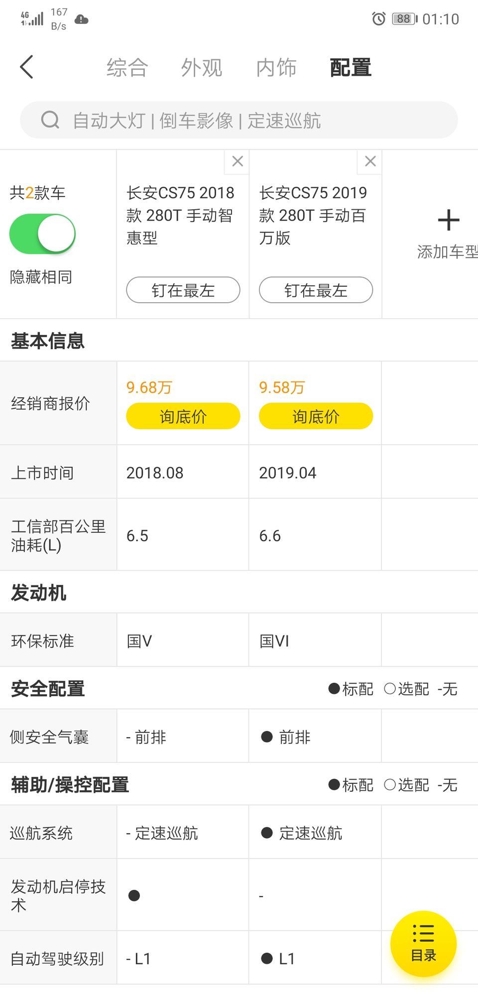 长安cs75-这两款好纠结！！！哪款好点！
贷款多少能上路，懂的帮我列个表，加上手续费上牌费这些！