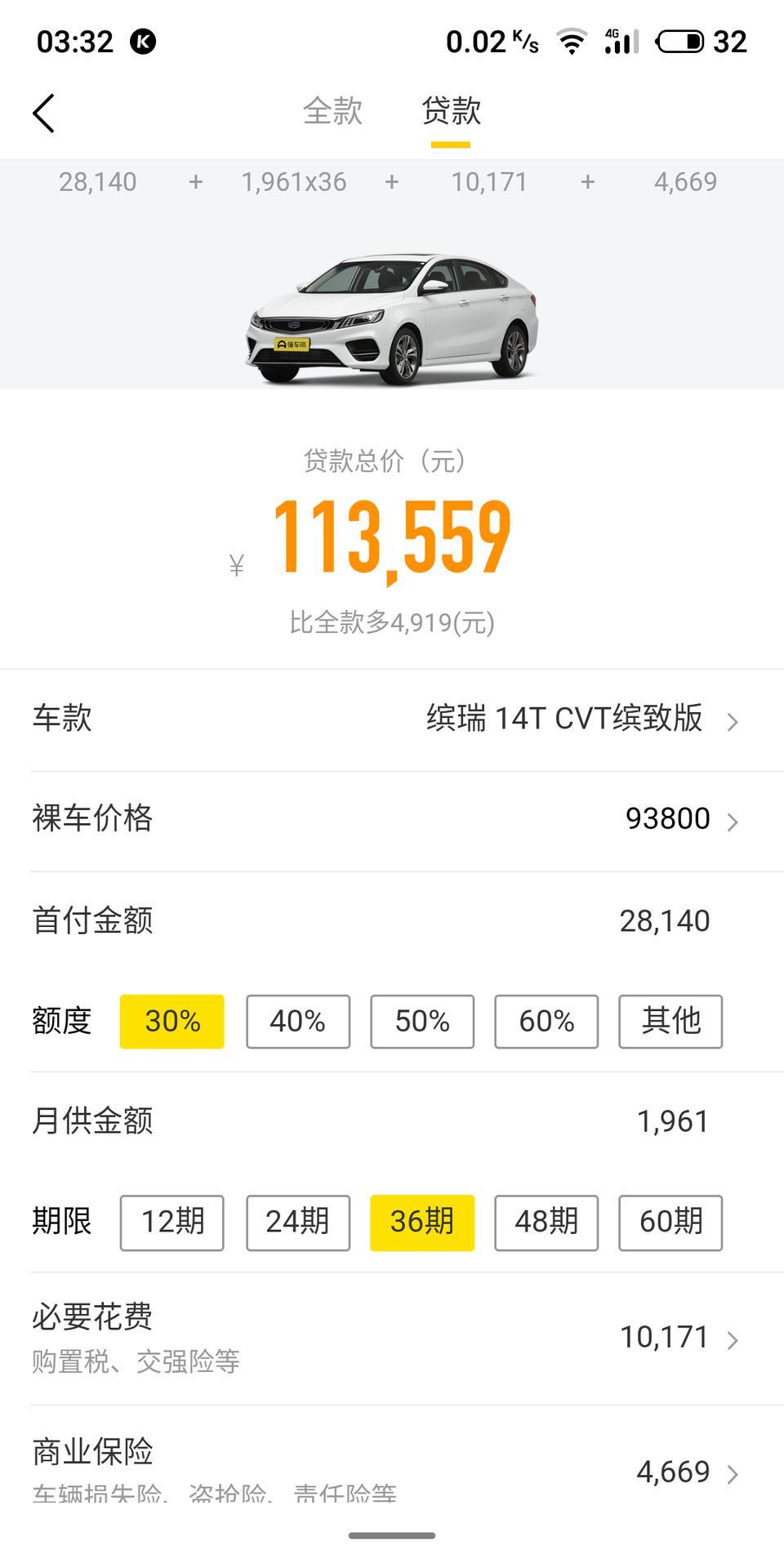 缤瑞上路费得多少钱