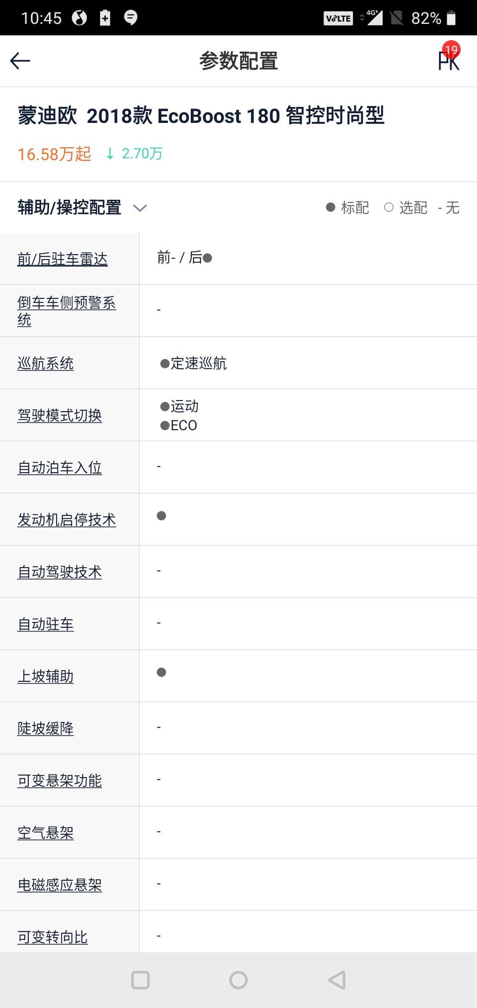 2018款蒙迪欧智控时尚款，驾驶模式有运动和ECO，请问ECO按键在哪？