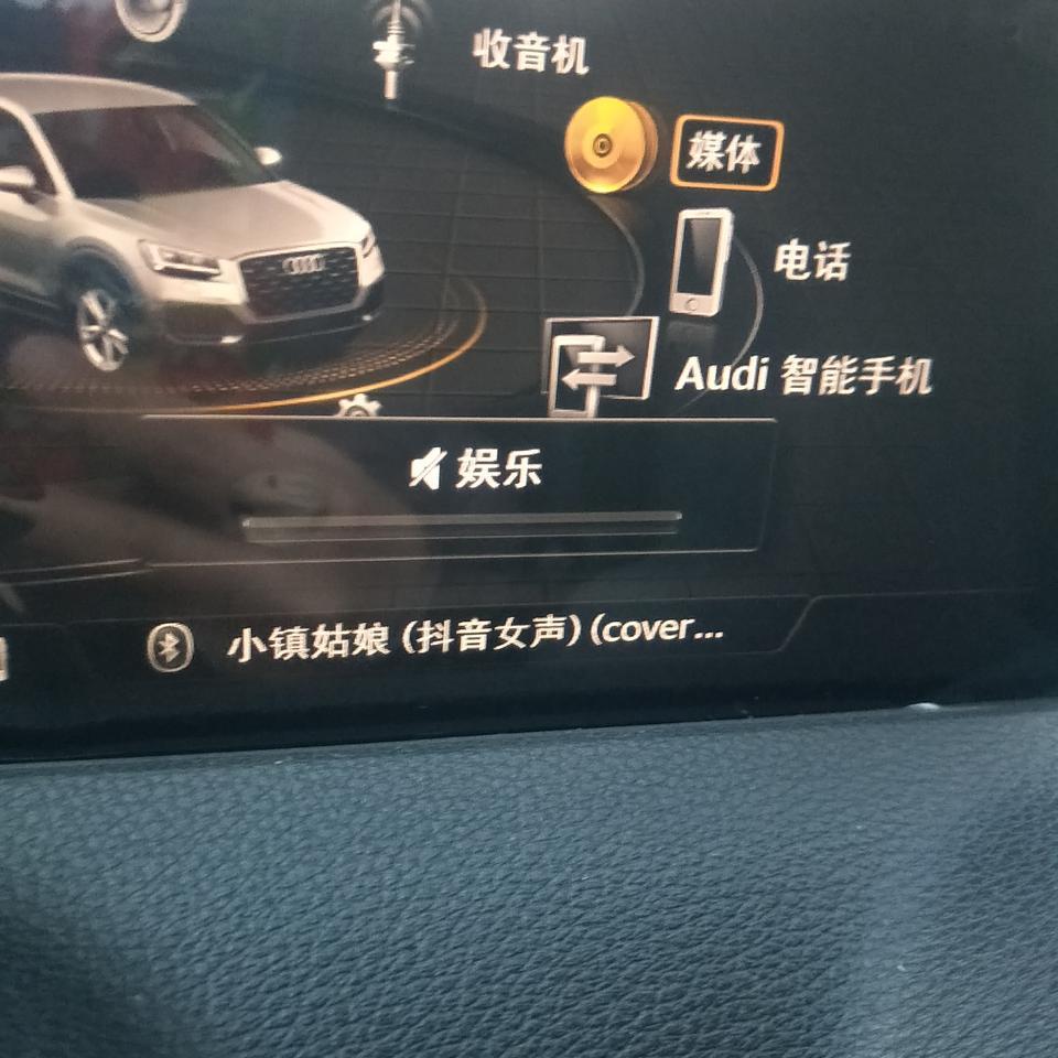 奥迪q2l-音乐在播放，但是不出声音怎么回事啊？