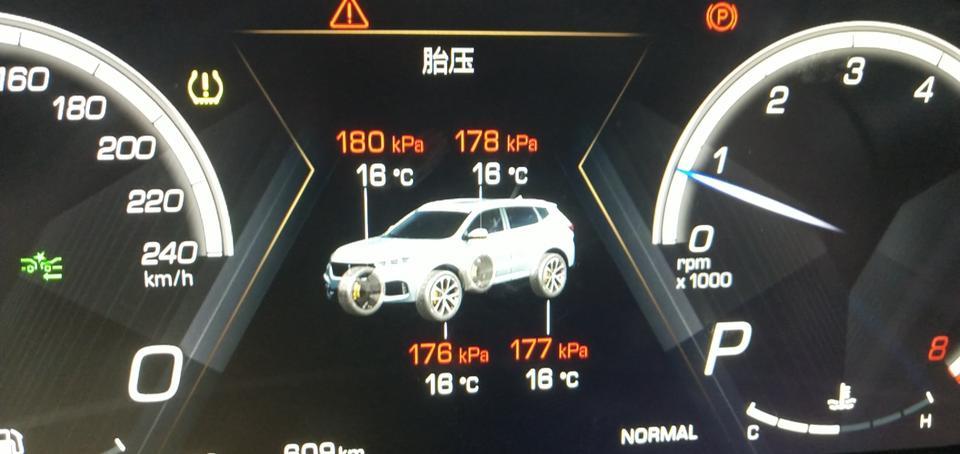 wey vv6-胎压正常确显示胎压过低是怎么回事呢？求解答