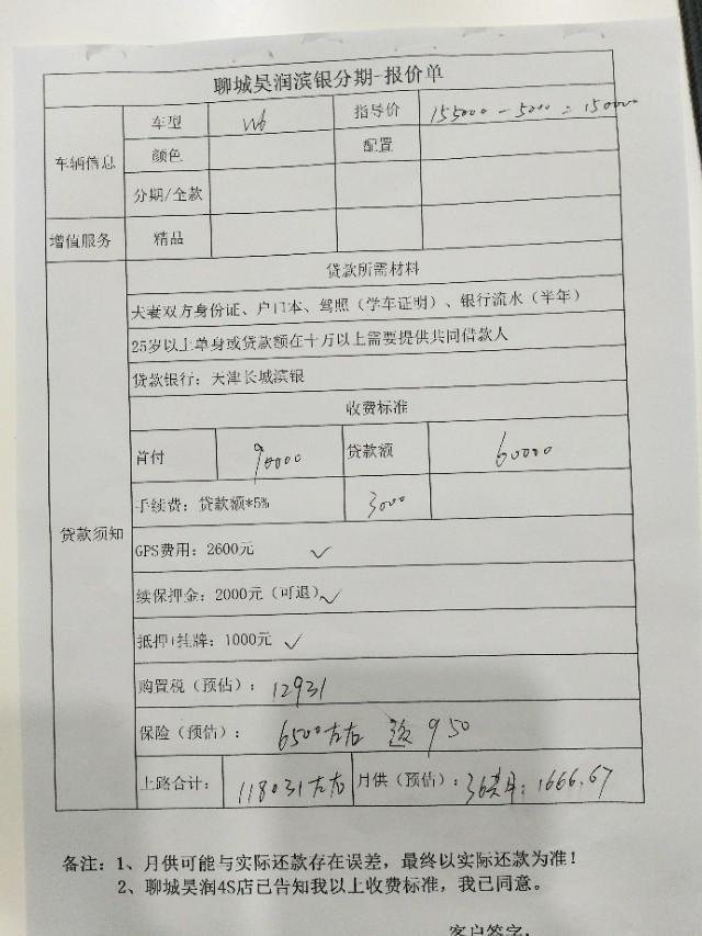 wey vv6-VV6超豪，今天已定，办齐17.6W，请问有没有买贵？