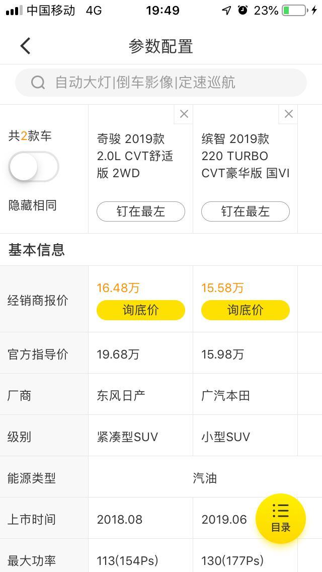 奇骏2.0舒适版和缤智1.5t豪华版，哪个更适合家用，哪个跑长途更适合，实际油耗和后期保养等等，请各位大神给点建议，近期想入手，谢谢