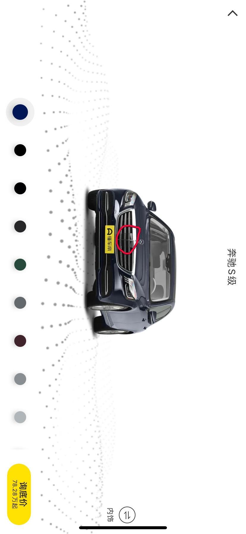 奔驰s级-S级中网上边这个是干什么的