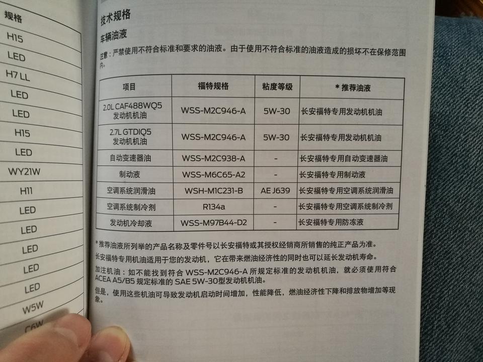锐界2.0T用什么机油，说明书上只写了WSS M2C946A，直接用嘉实多极护或者美孚一号，SN 5w-30的可以不