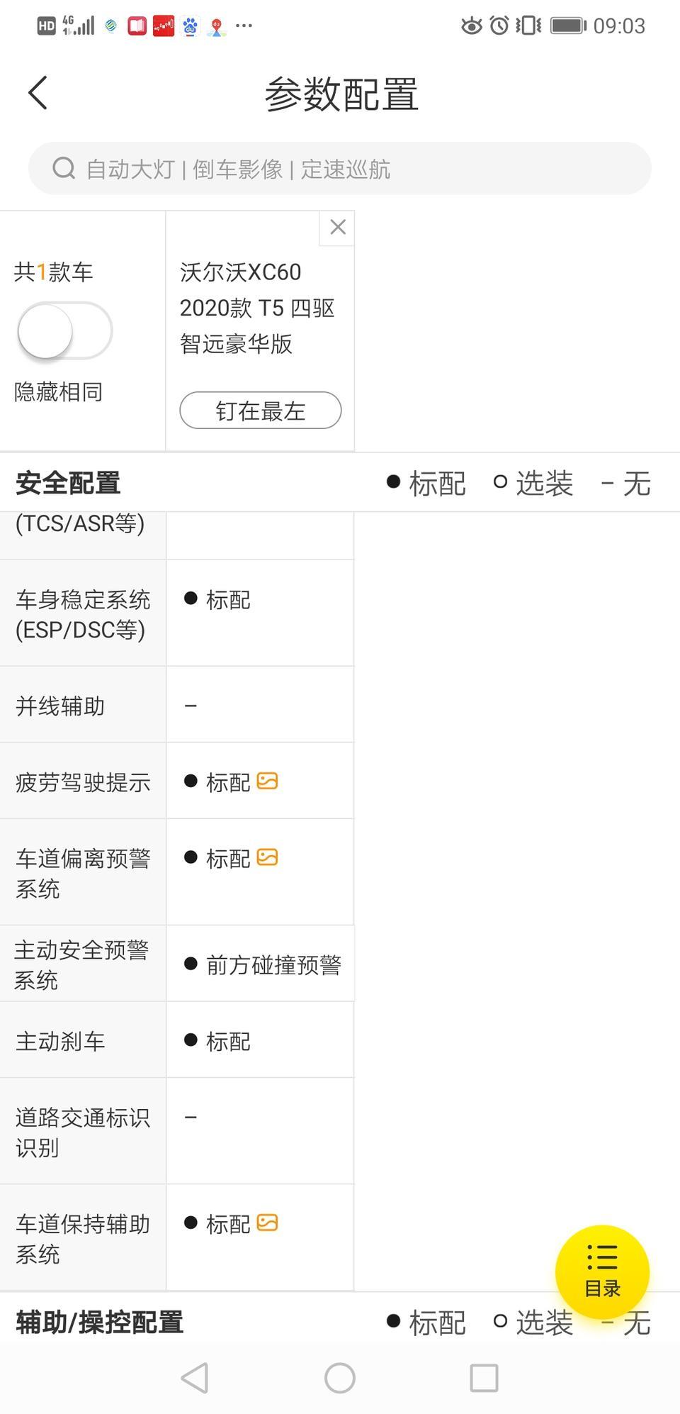 沃尔沃xc60-标配后边的中间划弧线的小红框什么意思？?