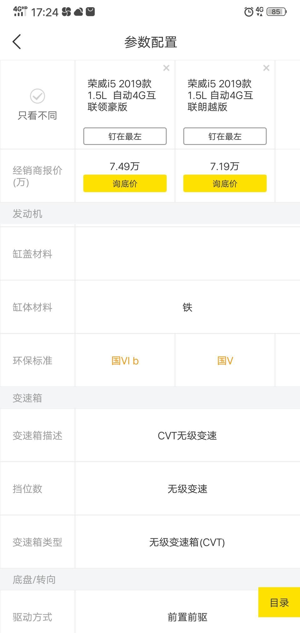 大神们，问一下荣威i5自动4G互联郎越版。是国六的   ，还是国五的，我在手机上看郎越版没有国六的，只有国五的。。但是我去店里，店里的人说就是国六的。我是不是被骗了。
