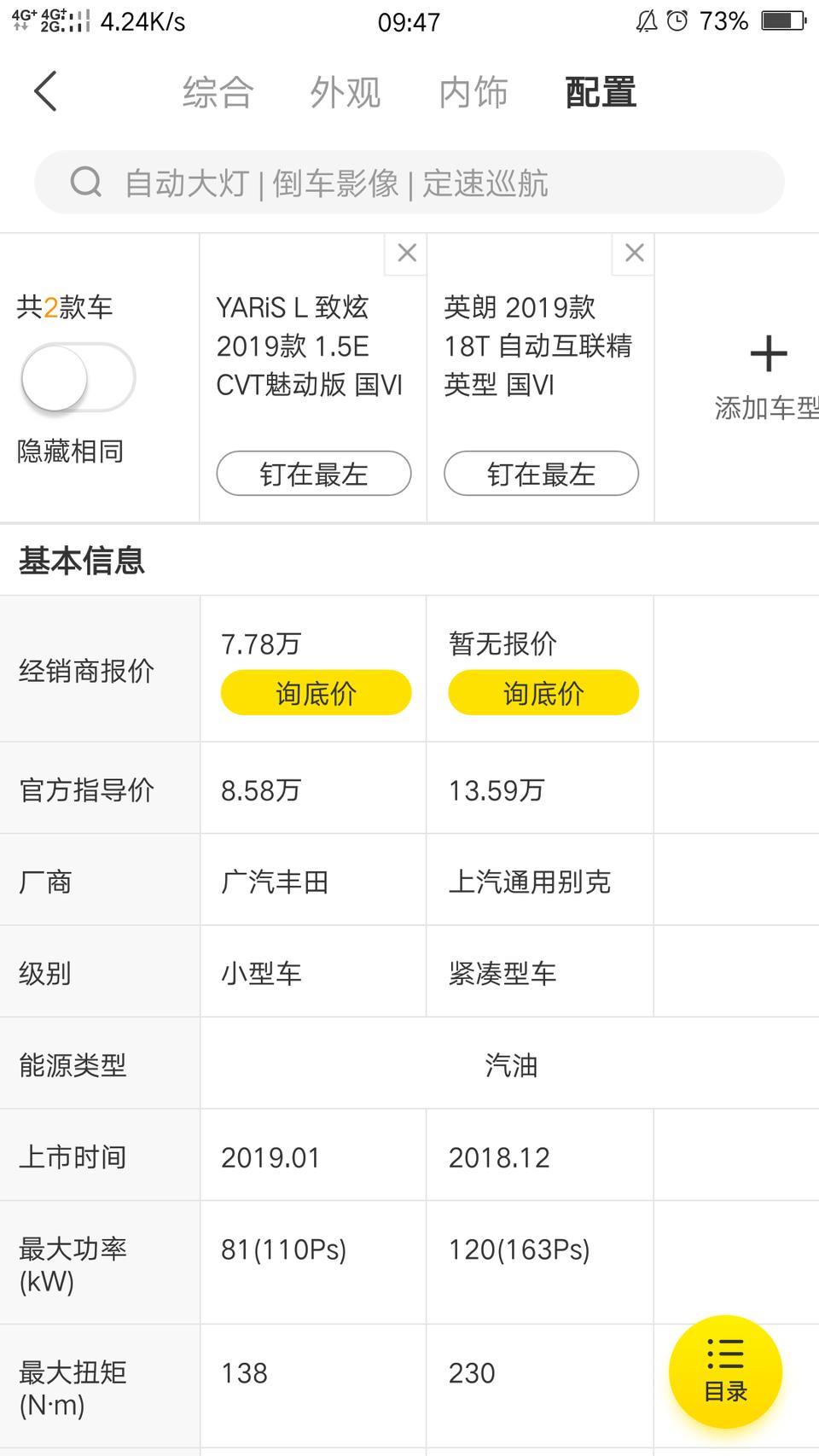 yaris l 致炫-两款车优惠完价格差不多，买哪个好呢，好纠结啊