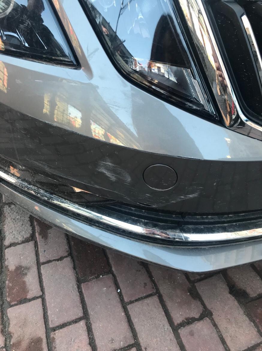 明锐-新手开车，碰了一下露底漆了。请问一下修复大概多钱。要是不明显用马上修吗？