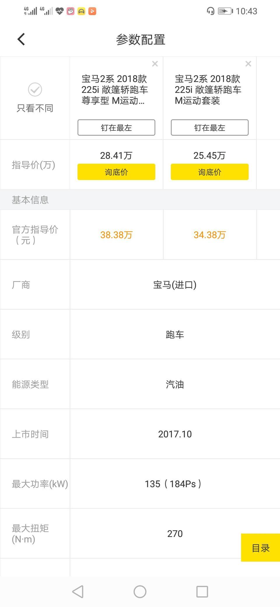 宝马2系-问一下，为什么尊享版比普通的贵几万？我看参数都一样啊