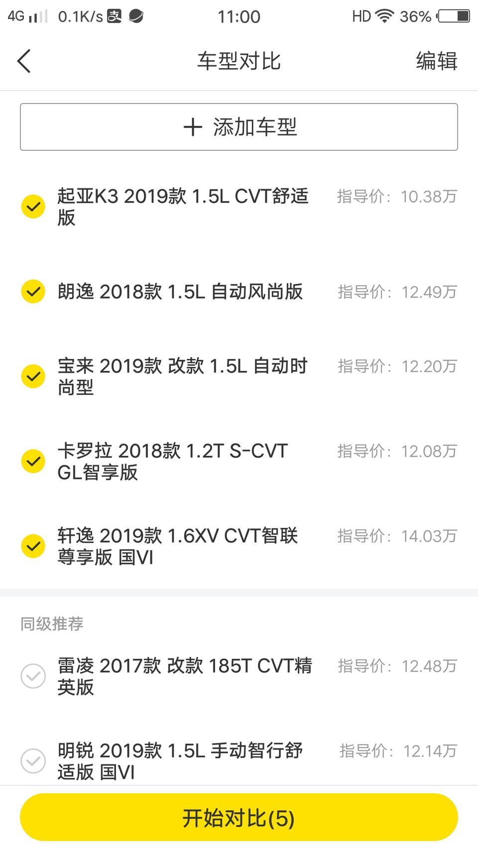 起亚k3-把这几款车的优缺点说一下，就这个配置推荐那个？？？