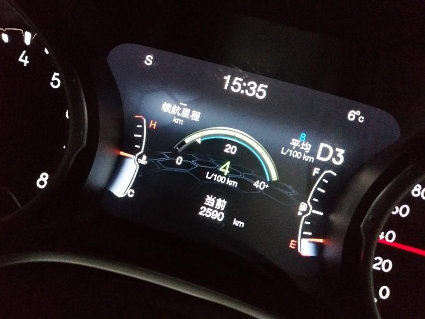 指南者-续航里程不显示多少公里，，加点油进去又显示。，是什么原因，看图片