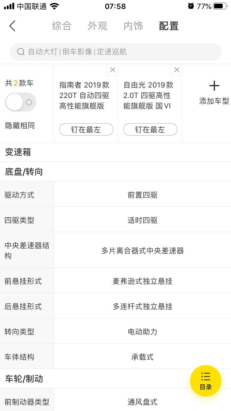 指南者的TRAILHAWK版和自由光的TRAILHAWK版在四驱系统上有哪些差别？
