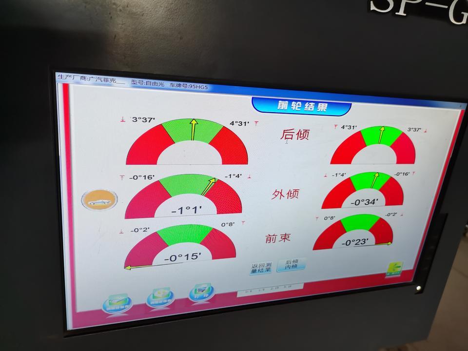 有么那位老师的车遇到过，自由光前轮倾角参数不对，跑方向，磨胎怎么调？