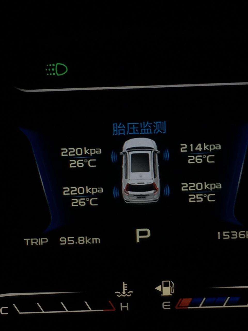 远景x6-过几天要跑长途，车的这个胎压有问题吗？右前轮需要加气吗？