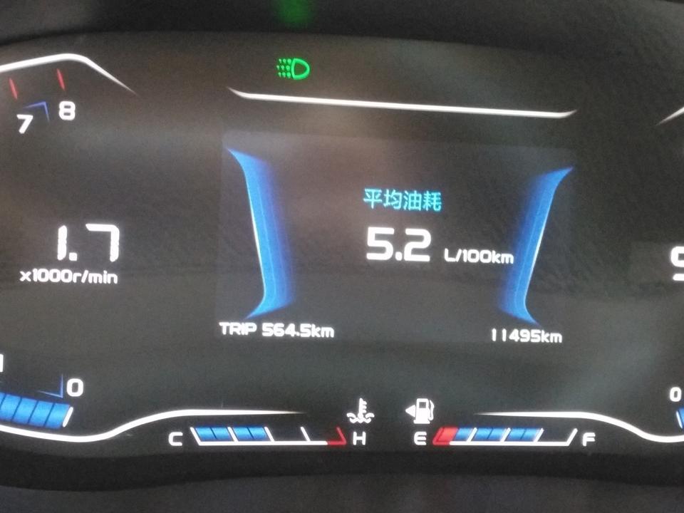 远景x6-这，是不是真实油耗？我走的是国道。