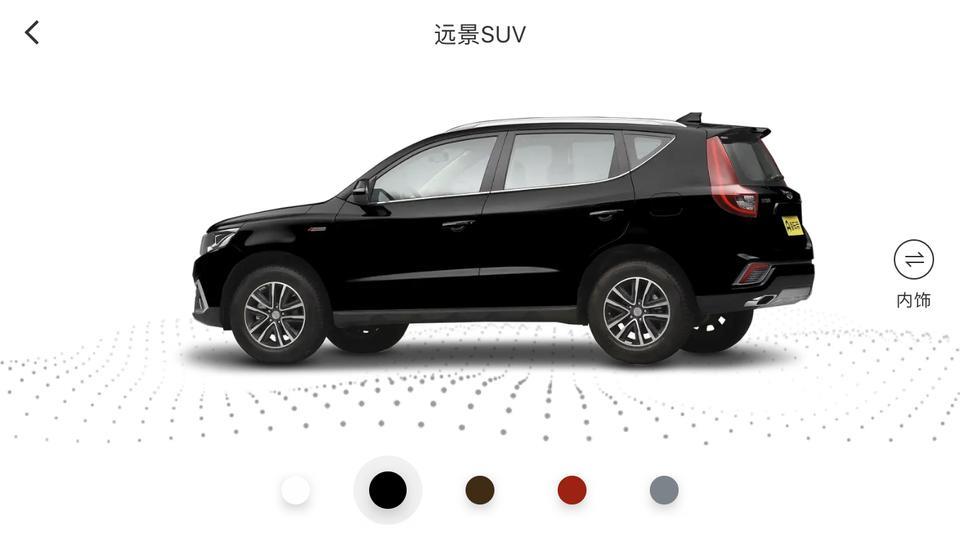 远景x6-大神们，远景SUV1.8L，手动幸福版，国V的内饰图谁有啊？软件上看不到，谢谢你们了