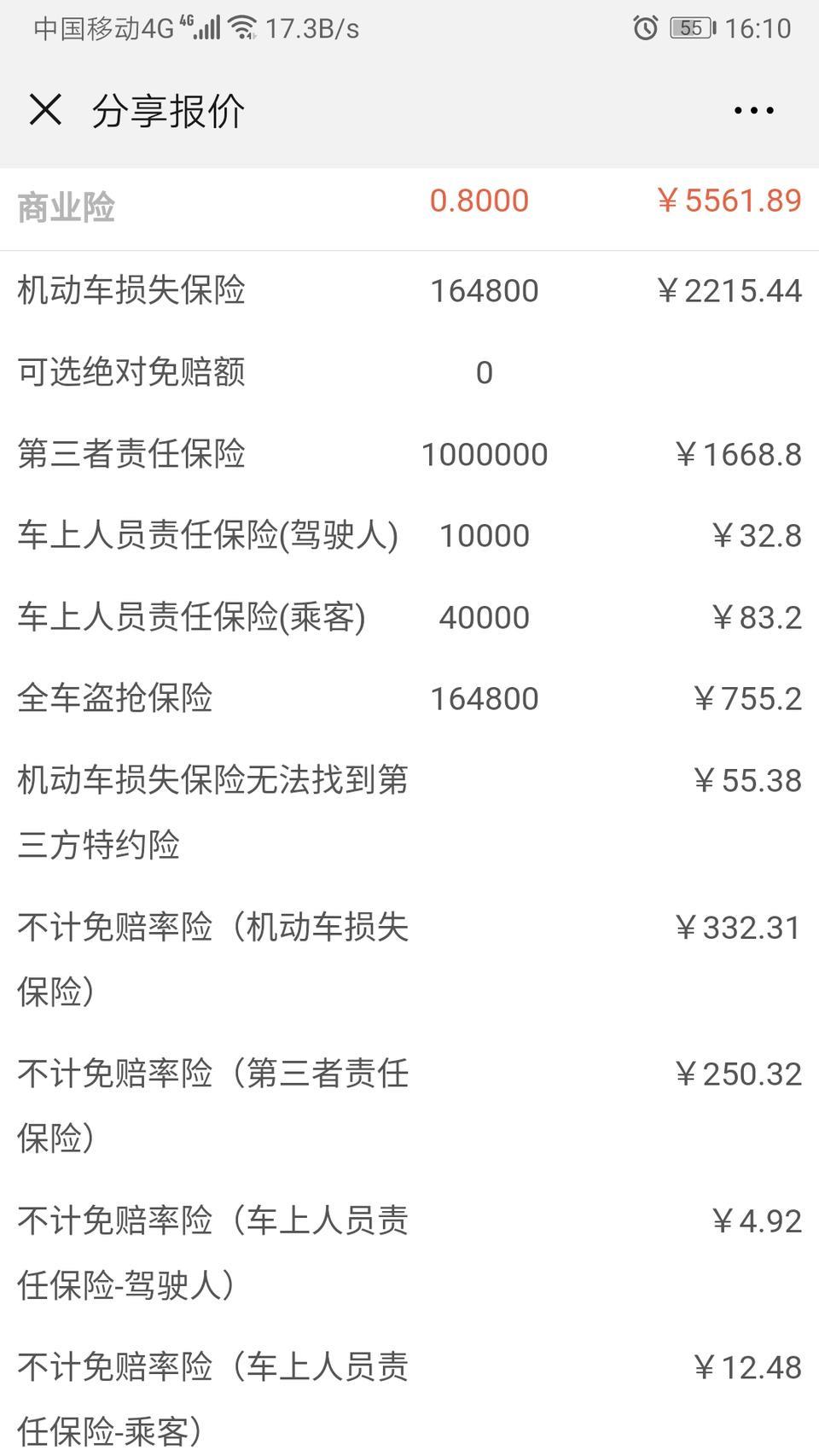 请大家帮我看看，领克01这个保险贵了么？