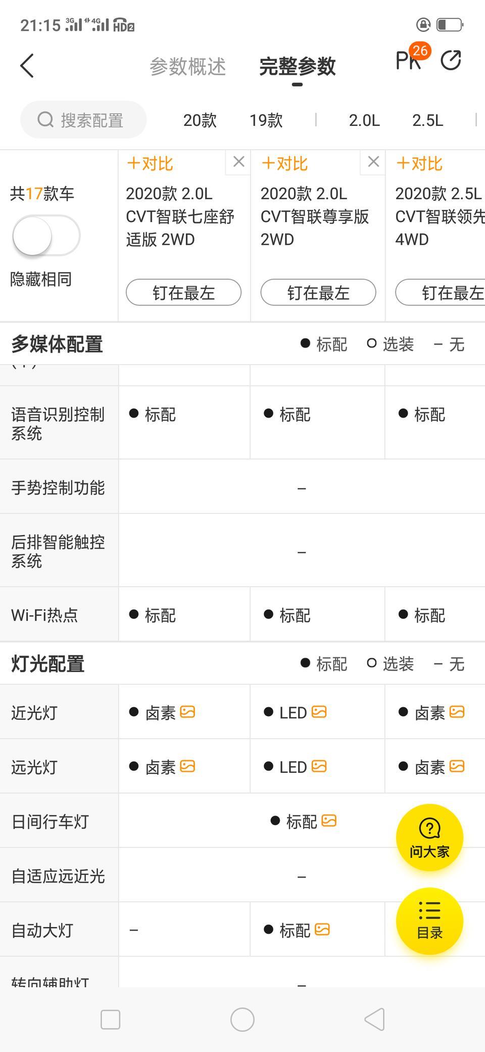 奇骏-2020款。2.0。智联尊享版。LOE灯是黄光