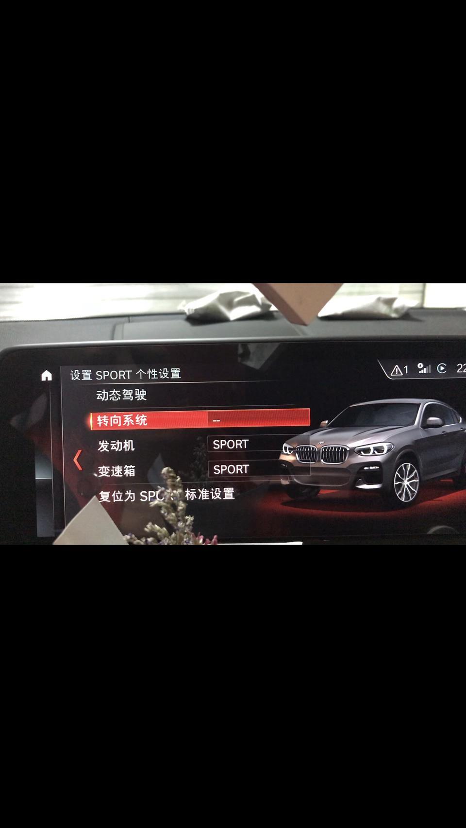 宝马x4-我运动模式个性设置里显示转向没法调，为什么转向系统选项里条杠在ECO模式里也不行