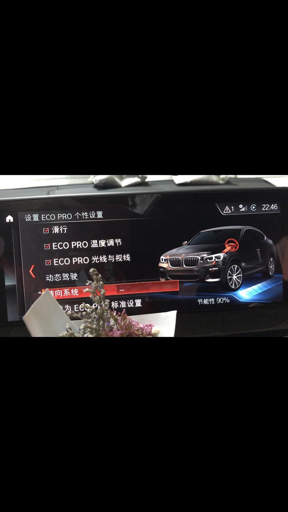 宝马x4-我运动模式个性设置里显示转向没法调，为什么转向系统选项里条杠在ECO模式里也不行