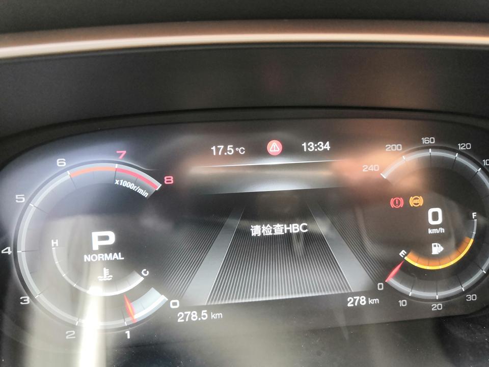 传祺gs5-警告提示请问这是什么情况啊？