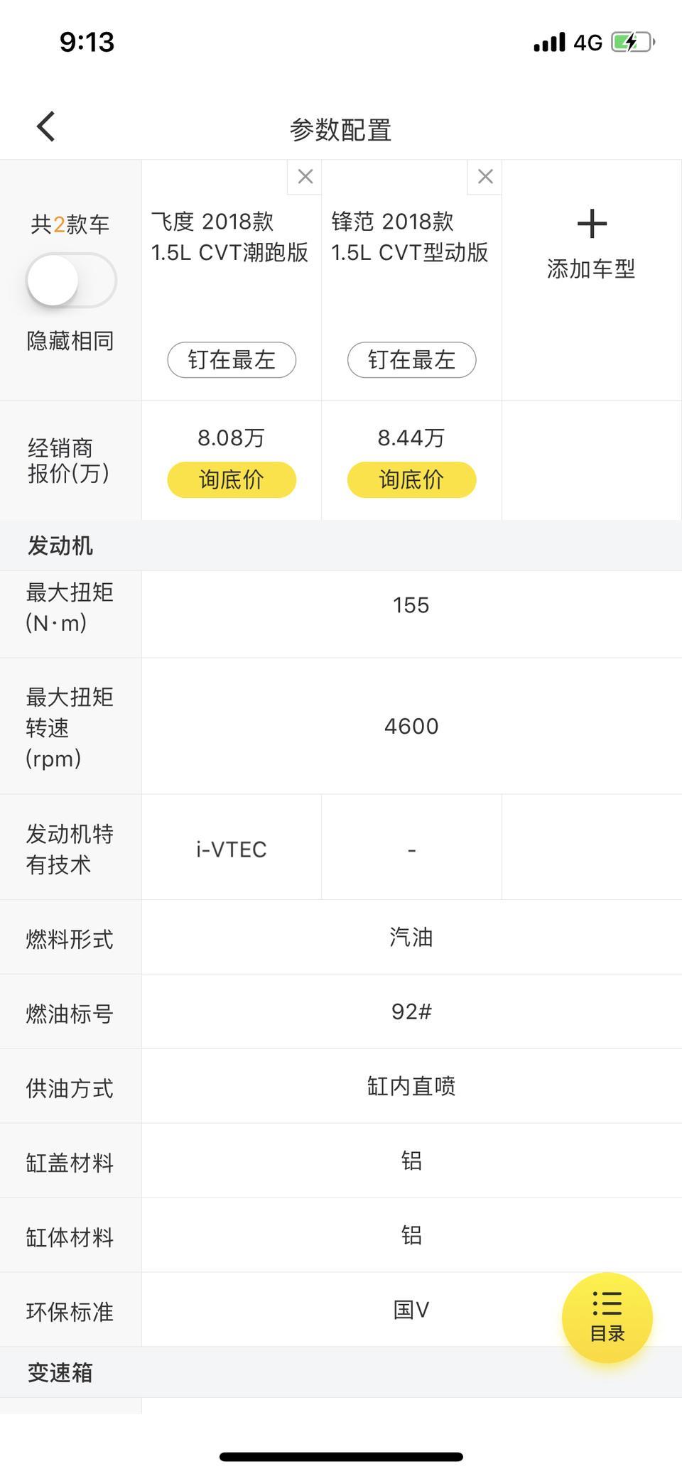 请问锋范的发动机到底有没有vitc技术的 还是懂车帝没更新数据而已
