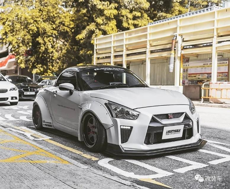 日产gt-r-大神们看一下这是什么车改装的，我已经尽力了，就是找不到。