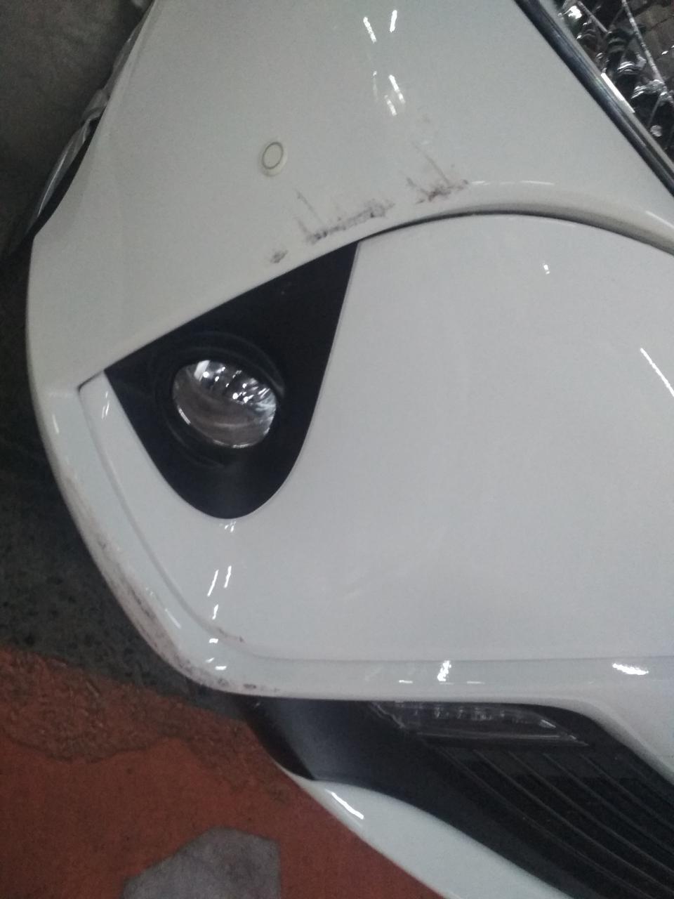 yaris l 致享-蹭了怎么办，前脸塑料的。