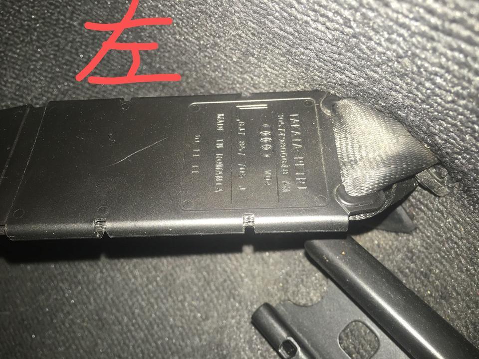 为什么开蓬进口奥迪TT，的左右二边安全带，生产日期不同？今天看的二手车，是正品吗？