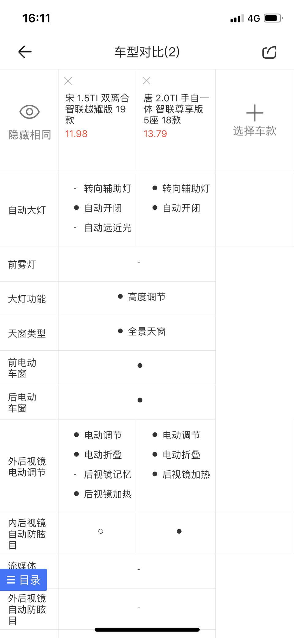 比亚迪的唐和宋应该选择哪款车型