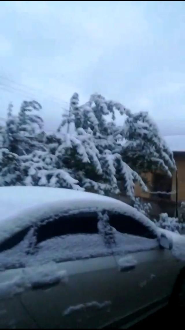 宋-秋天还没有到中秋，我们这边25°温度很好，遥远的新疆开始下雪了，冬天还远吗？