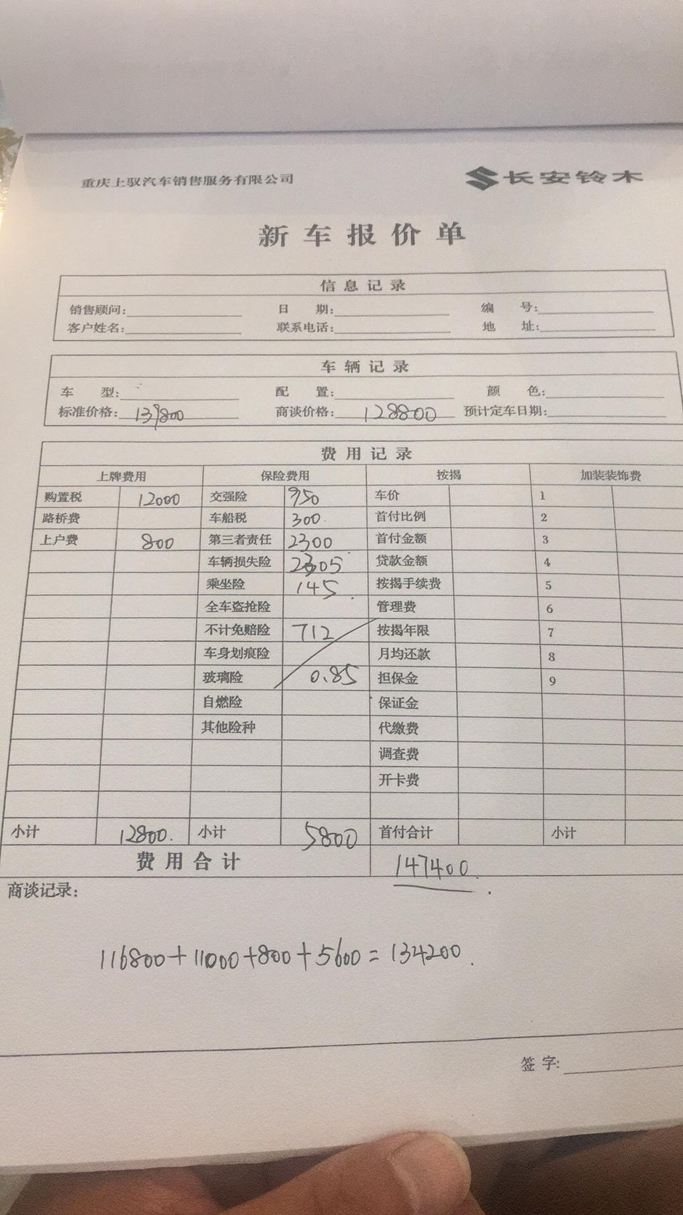 车友们裸车价贵吗？维特拉自动两驱豪华版