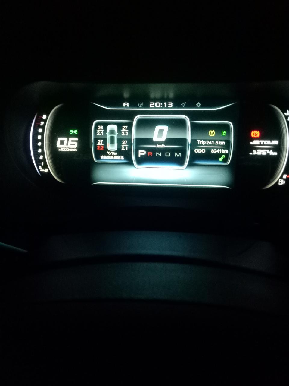 捷途x90-补了胎开了五六公里还在报警