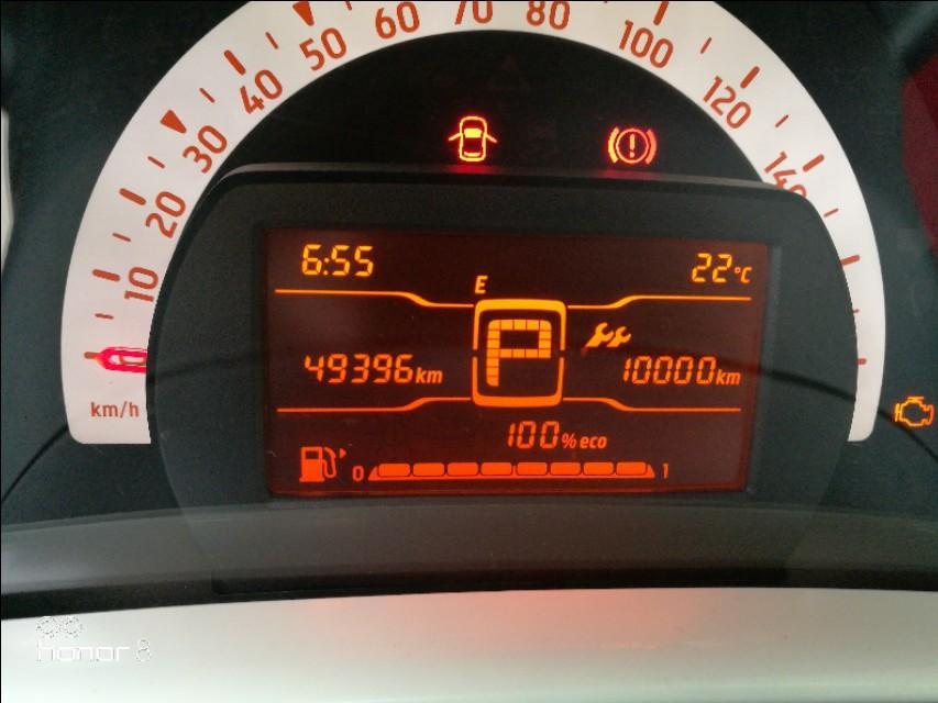 smart fortwo-保养后车表盘上出现两个扳手是什么情况呀？谢谢各位大大神啦！