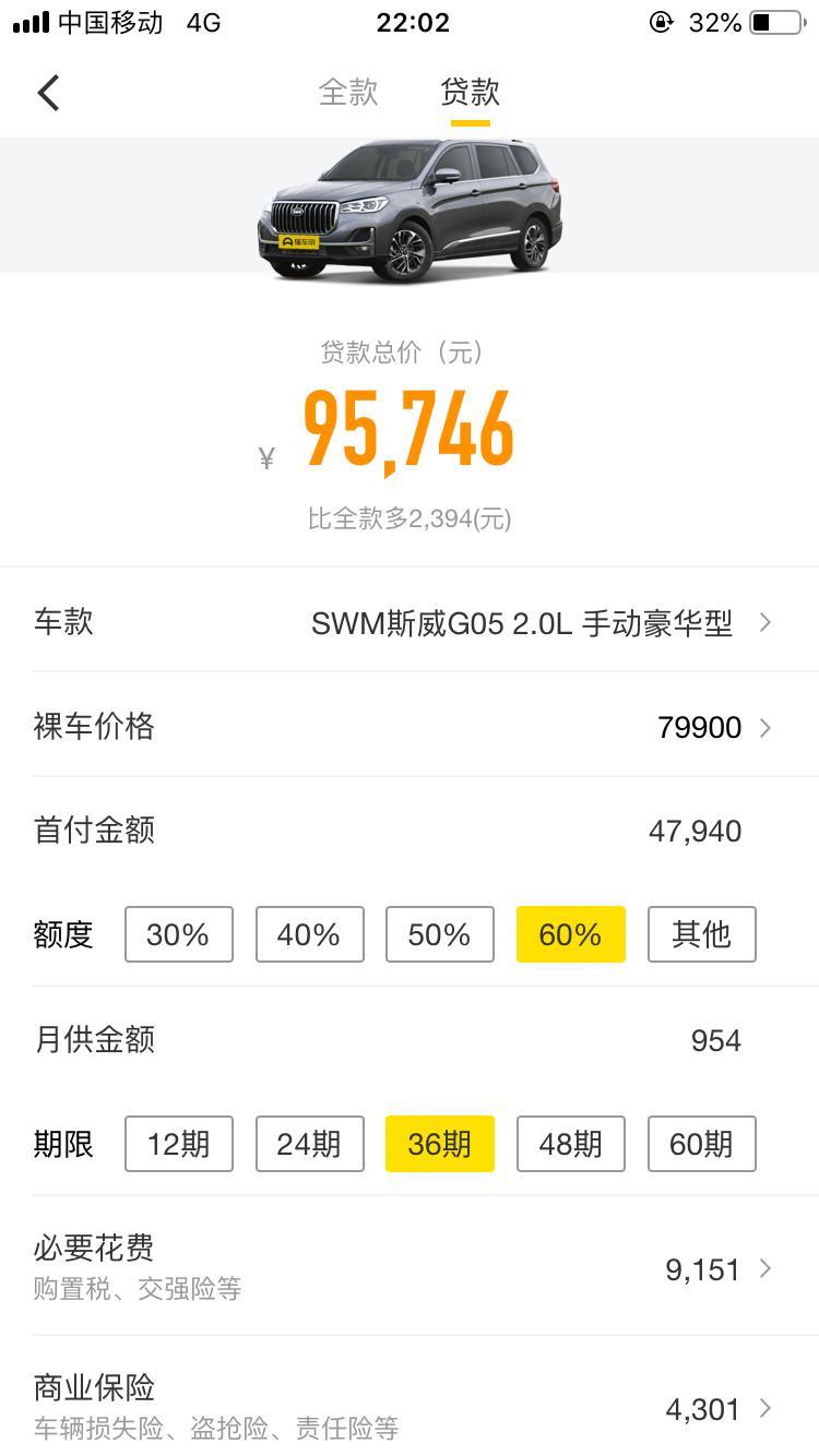 swm斯威g05-斯威05的手动豪华版 落地价九万五千元 这个价格是不是有点高了？