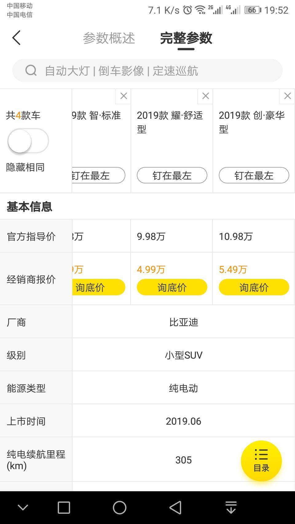 比亚迪s2-裸车价最高5.49万？