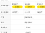瑞虎e-次低配价格怎么变了？原来是11.99