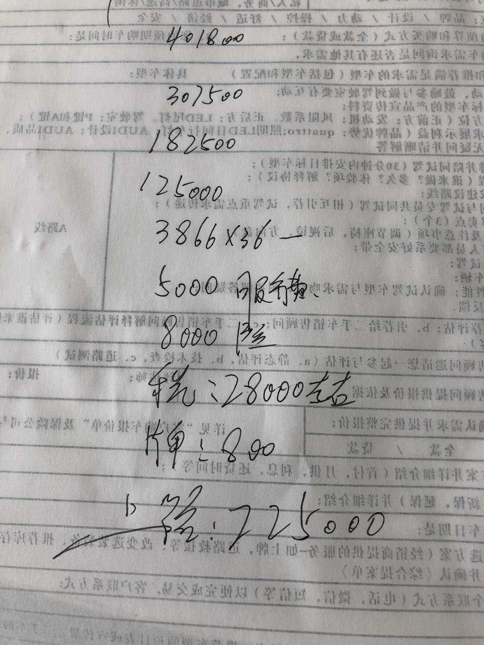 奥迪a4l-45运动顶配今天店里给的报价，各位大神觉得可以出手了么