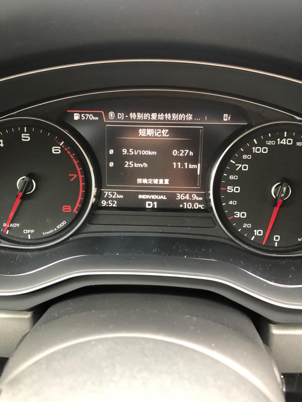 奥迪A4L2018年款耗油量9角6太耗油了、你们的要这么多吗