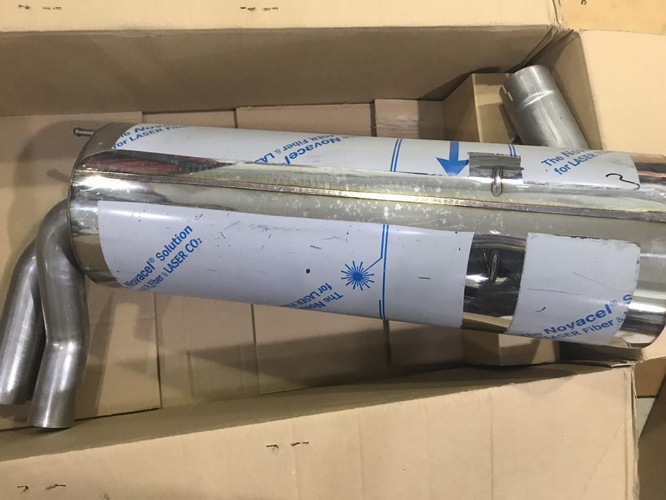 宝马3系-B48 Mp排气  改双边单出的话是切割尾段哪一条排气口的