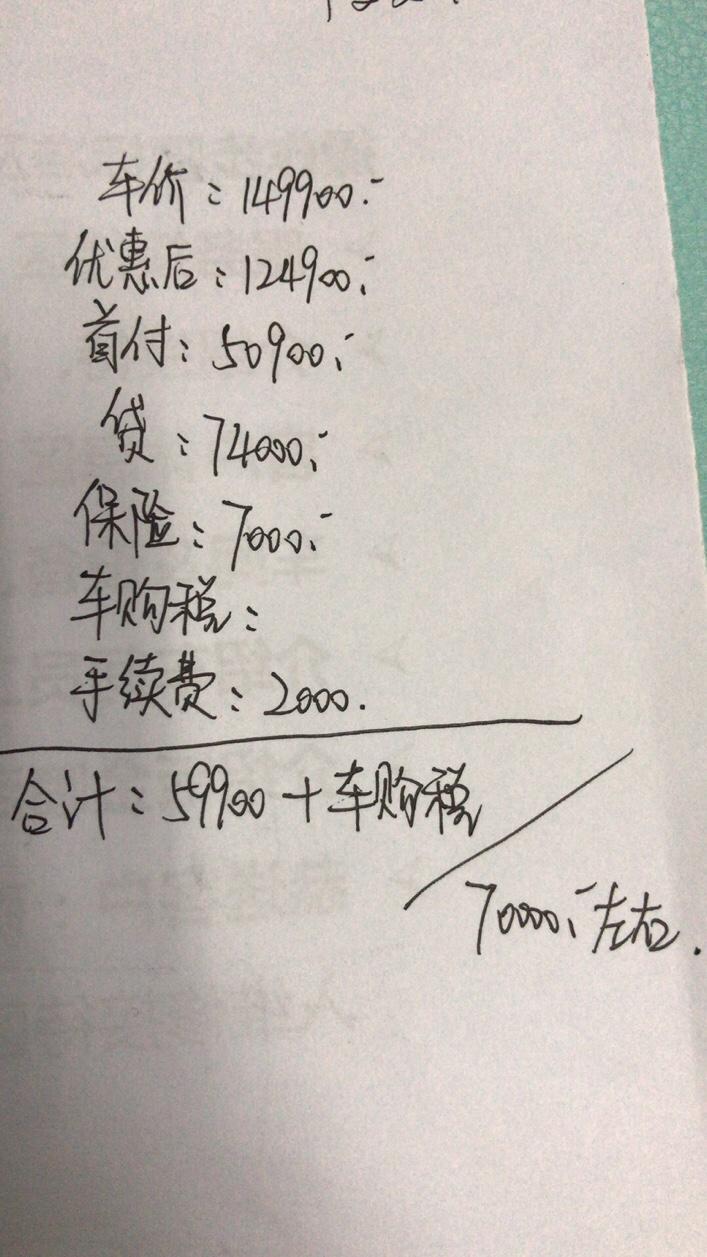 各位大神帮我看看朗逸plus报价单 上路7万左右 送装潢的 这个价格合适吗？