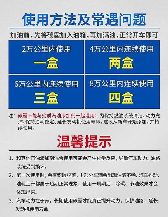 朗逸-网上看到有卖，汽车清理积碳的，请教一下，有用过的吗？几万公里或几年用一次？有效果吗？