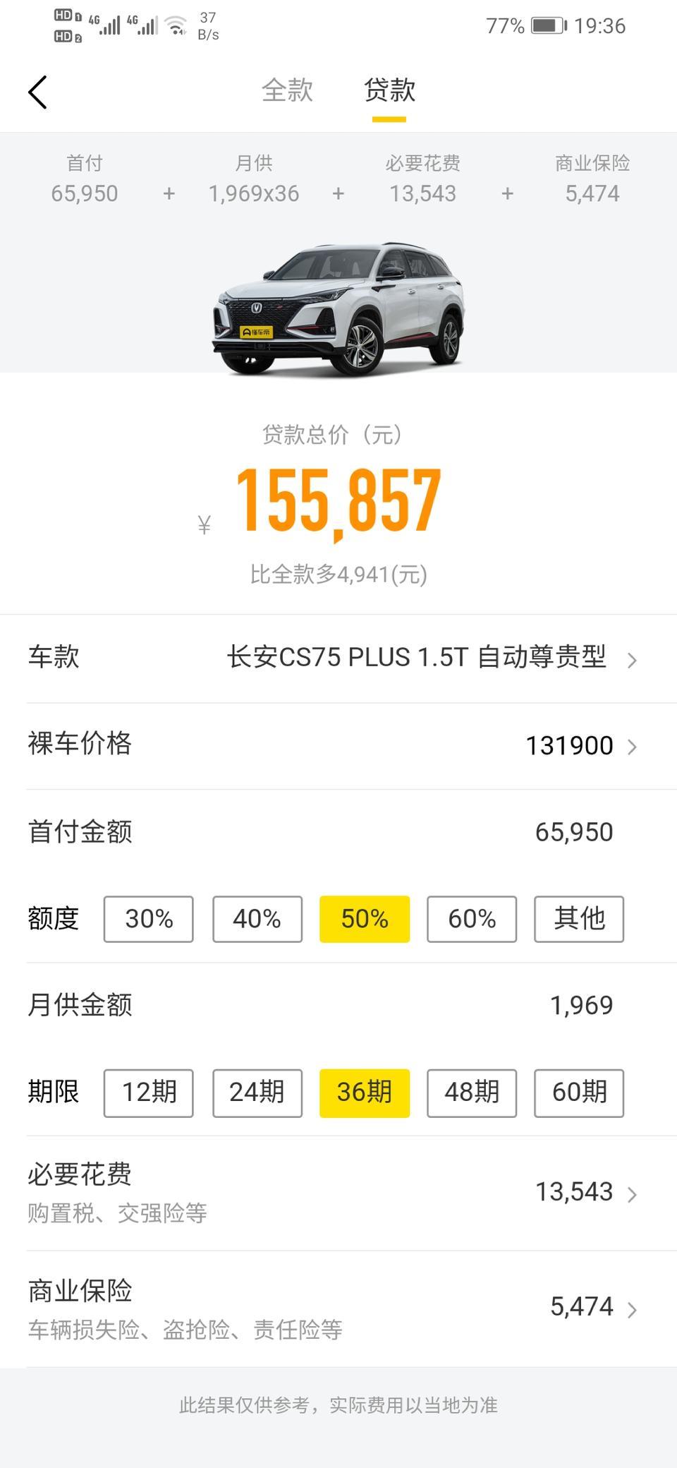 长安cs75 plus-除了这上面的费用，去店里面还有没有其他费用，懂得回答一下，谢谢大家