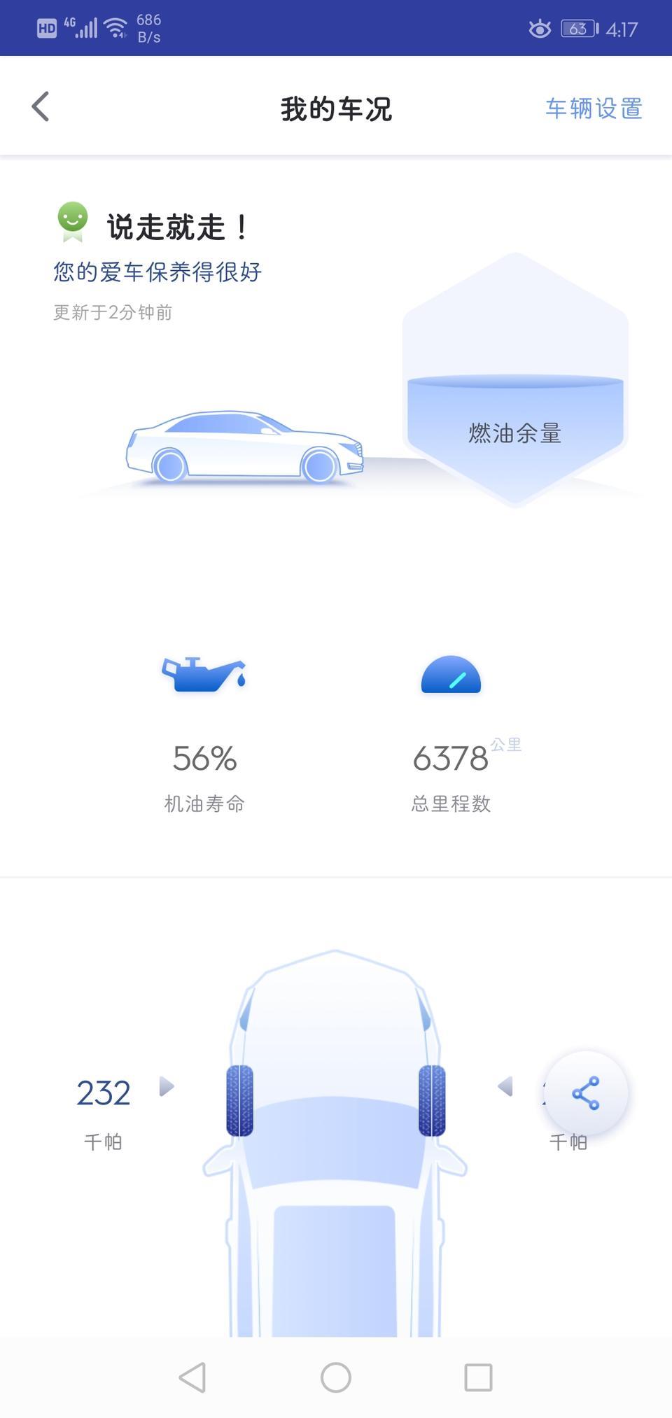 君威1.5T精英款，首保4000多公里，现在6300多。2000多公里机油还剩56%这算是烧机油吗？