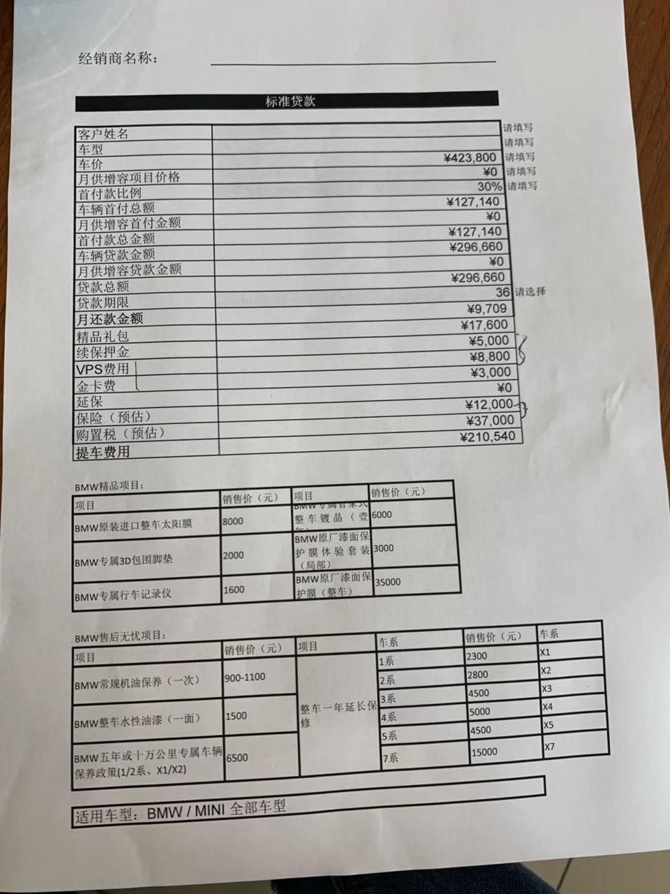 宝马5系-希望各位车主给点意见，哪些价格是可以谈的，宝马530领先m运动套装。价格在多少合理？准备下手。
