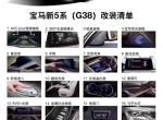 宝马5系-宝马新五系，改装清单，看看你都改了吗？