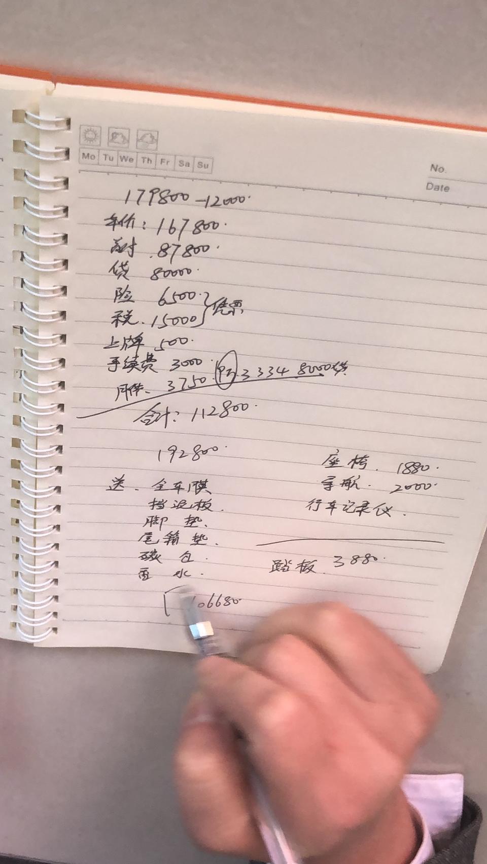 本田cr-v-湖南舒适版分期19.66万落地包中控 和 座椅 行车记录仪 这个价格贵吗？