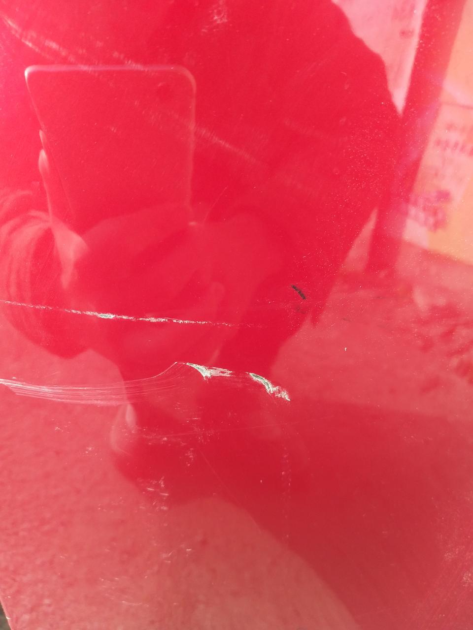 20款阿特兹前保险杠被刮掉了一点漆，像这样应该怎么处理