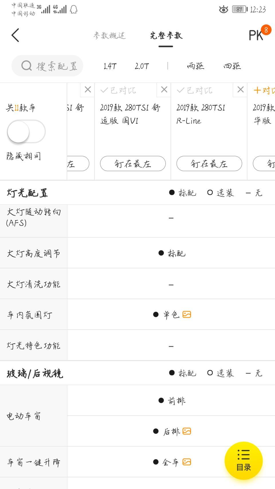途岳280舒适版国六不是有氛围灯的嘛？全系标配的，你们的有吗？麻烦说一下，谢谢。